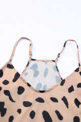 Leopard V Neck Babydoll Tank Top LC2567819-20