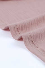 Pink Scoop Neck Basic Solid Tank Top LC256372-10