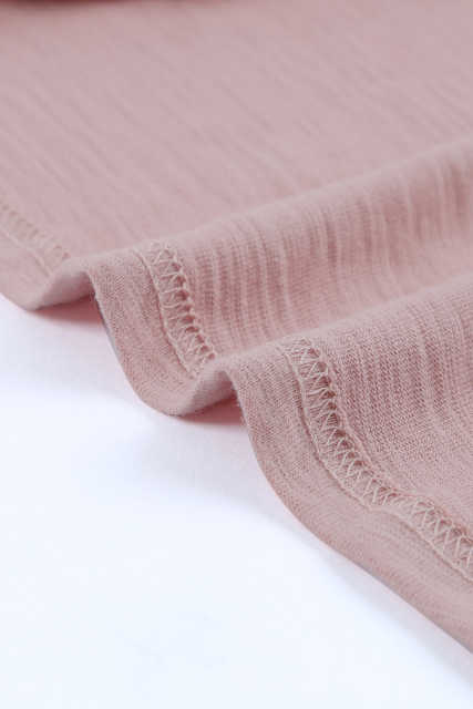 Pink Scoop Neck Basic Solid Tank Top LC256372-10