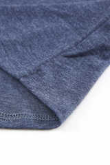 Blue Solid Color Crew Neck Tank Top LC2564998-5