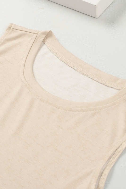 Apricot Gradient Leopard Print Tank Top LC2566451-18