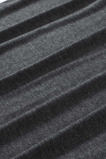 Gray Solid Color Crew Neck Loose Tank Top LC2564162-11