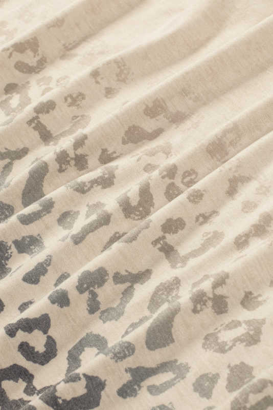 Apricot Gradient Leopard Print Tank Top LC2566451-18