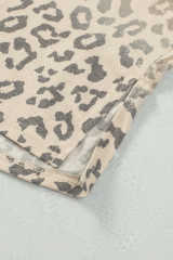 Apricot Gradient Leopard Print Tank Top LC2566451-18