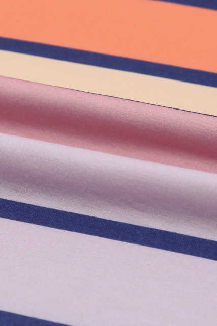 Multicolor Colorful Striped Hollow Out Camisole LC2566286-22