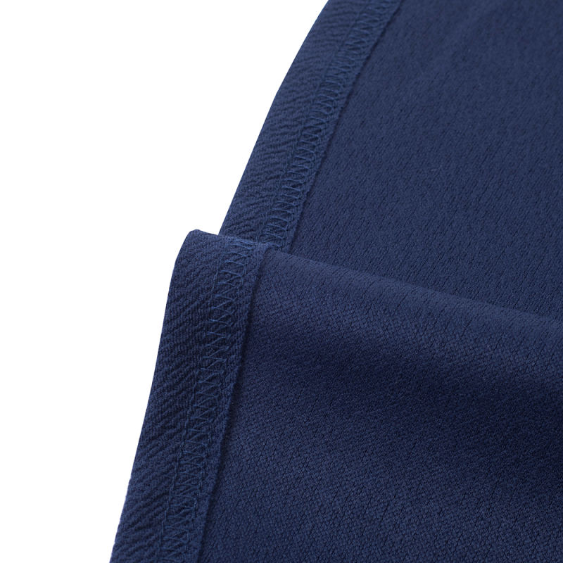 Blue Sleeveless Mid-waist Midi Dress