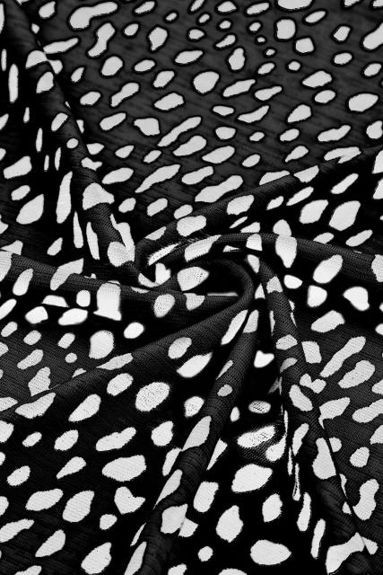 Black Leopard Print Round Neck Tank Top LC2568312-2