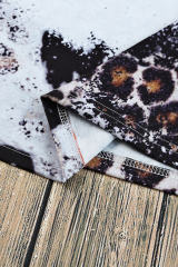 Leopard Mix Animal Print Bleached T Shirt LC25220458-20