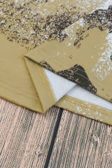 Brown Western Cow Spotted Bleached T Shirt LC25220457-17