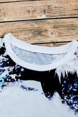 Leopard Blank Apparel- Western Fashion Bleached T-Shirt LC25220683-20