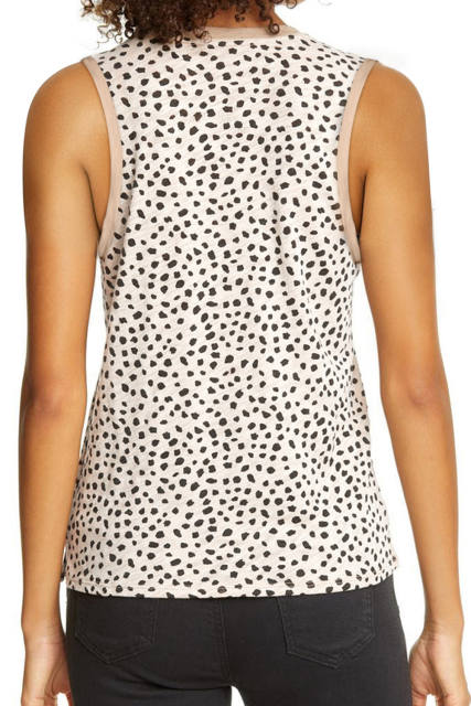 Leopard Print Round Neck Tank Top LC2568312-20