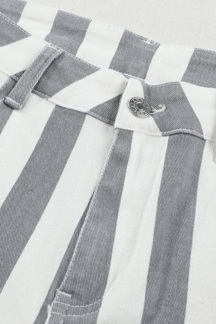 Stripe Star Embellished Western Flare Jeans LC7872994-19