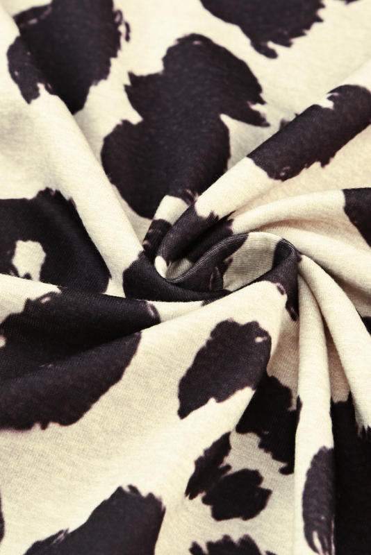 Leopard Blank Apparel- Leopard Bleached Graphic Short Sleeve Tee LC25220662-20