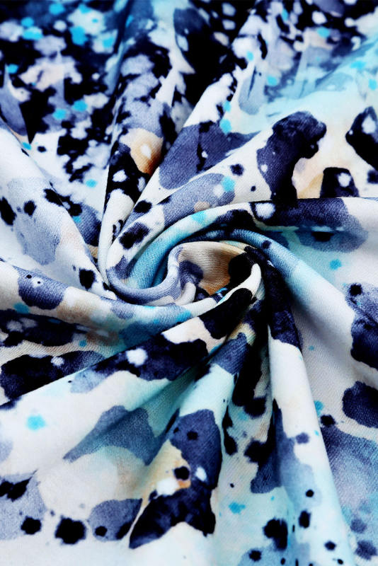 Leopard Blank Apparel- Western Fashion Bleached T-Shirt LC25220683-20