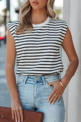 Striped Print Tank Top LC2565928-19