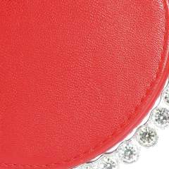 Red Heart Shaped Party Evening Clutch Bags with Crystal H21238-3
