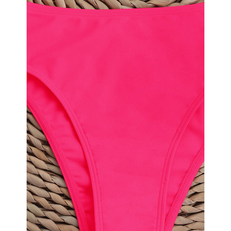 Rosy Ruffle Detail Push Up Bikini Set TQG610005-89