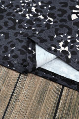 Leopard Blank Apparel- Bleached Leopard Crew Neck T-shirt LC25220738-20