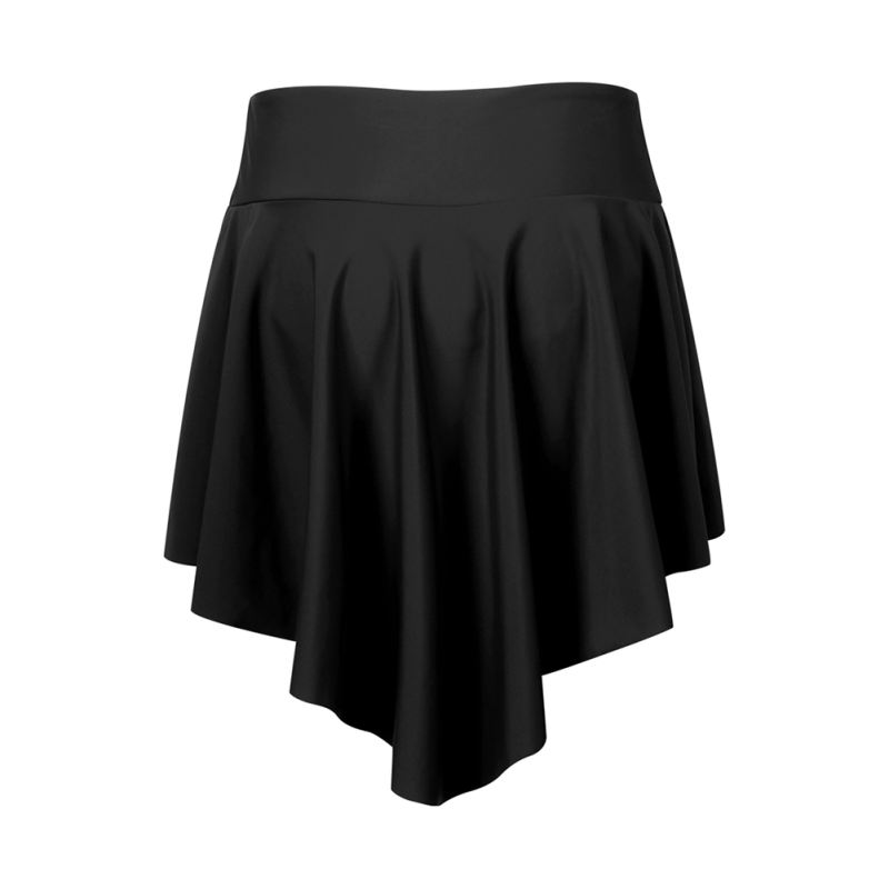 Black High Waist Beachwear Culottes TQK630010-2