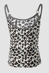 Cheetah Striped Patchwork Low-Back Cut Tank Top LC2568649-20