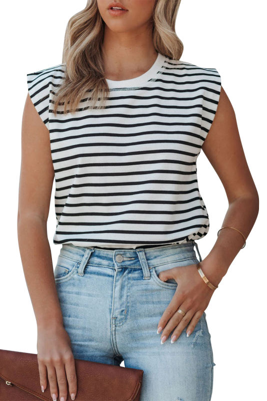 Striped Print Tank Top LC2565928-19