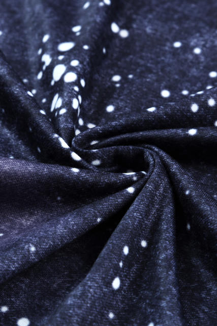 Multicolor Blank Apparel- Western Fashion Bleached Tie-dye T-shirt LC25220663-22