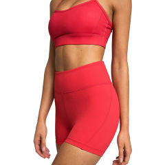 Red Back Criss Yoga Bra with Shorts Set TQL710038-3