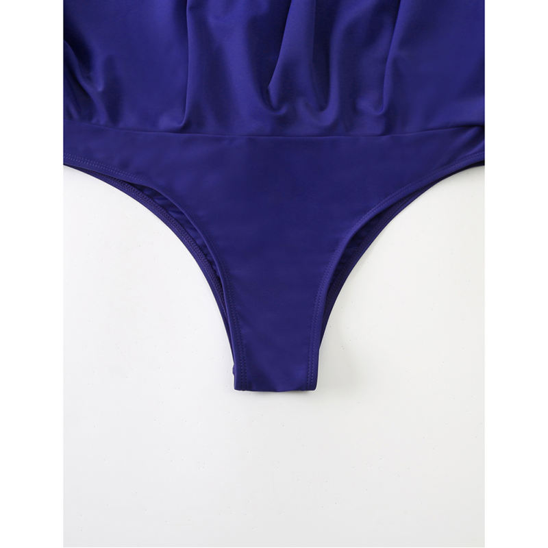 Navy Blue High Waist Beachwear Culottes TQK630010-34