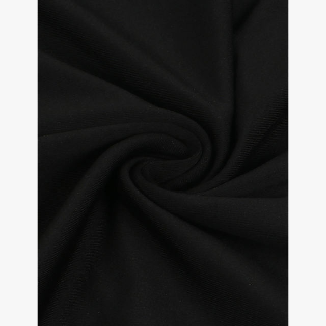 Black Rhinestone Pearl Mesh One-shoulder Maxi Dress TQK311552-2