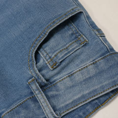 Fashion Print Skinny Jeans in Sky Blue TQV510004-30