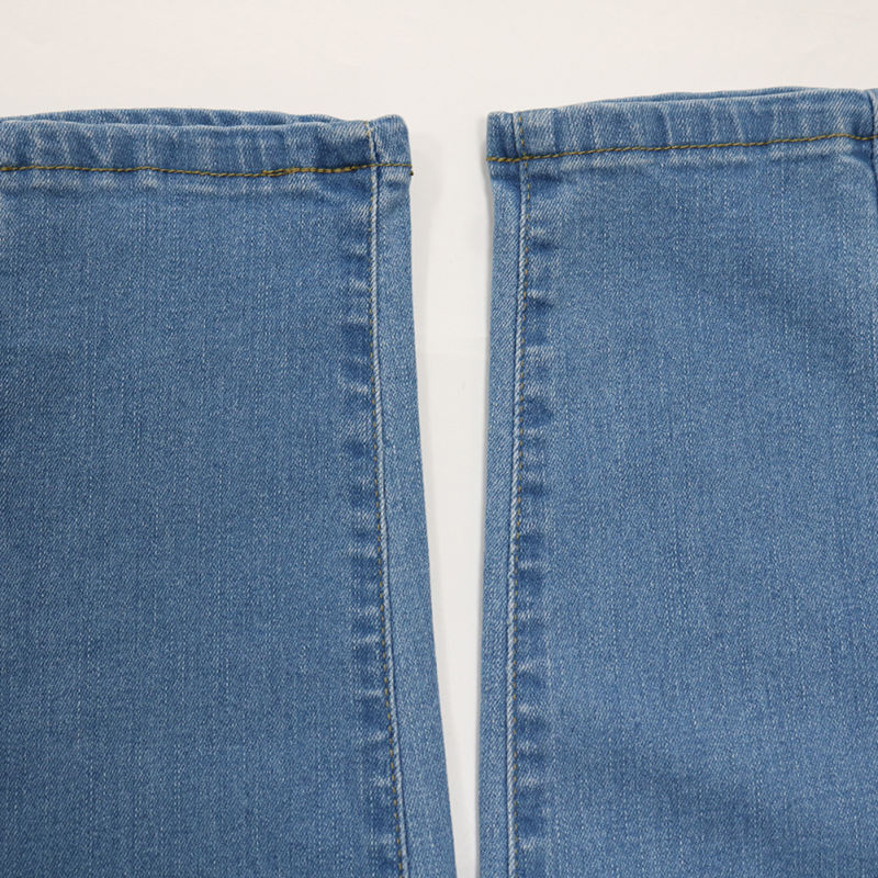 Fashion Print Skinny Jeans in Sky Blue TQV510004-30