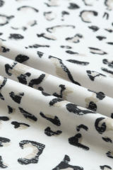 Leopard Fuzzy Print Contrast Trim Tank Top  LC2568287-20