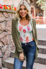 Multicolor Aztec Feather Tank Top LC256607-22