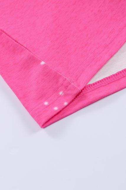 Rose Full of Mama Letter Print Tie Dye Tee LC25219872-6