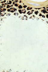 Leopard Bleached O-neck Short Sleeve T Shirt LC25219744-20