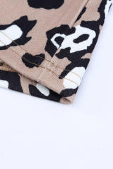 Leopard Print Crew Neck Tank Top LC2565188-20