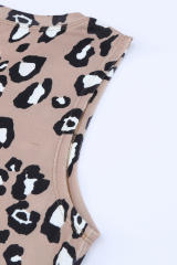 Leopard Print Crew Neck Tank Top LC2565188-20