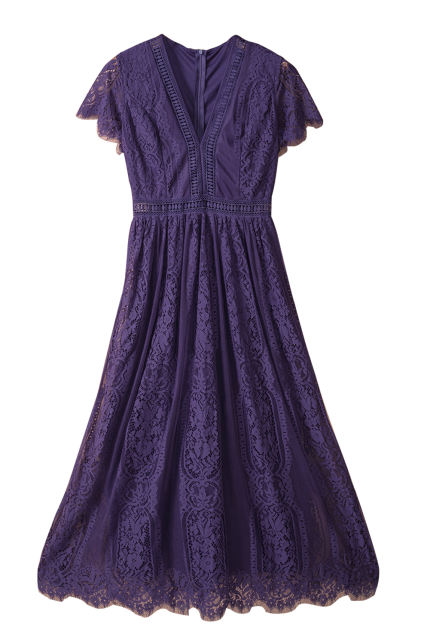 Fill Your Heart Lace Maxi Dress  LC611316-5