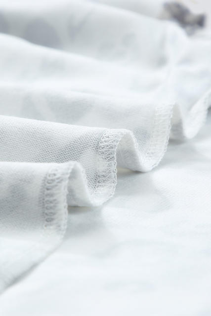 Gray Leopard Print Crew Neck Tank Top LC2565188-1011