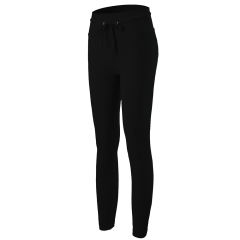 Black Seamless Stand Collar Jacket with Pant Yoga Set TQK710415-2
