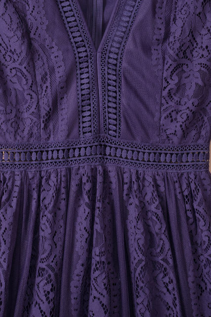Fill Your Heart Lace Maxi Dress  LC611316-5