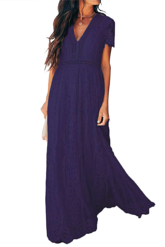 Fill Your Heart Lace Maxi Dress  LC611316-5