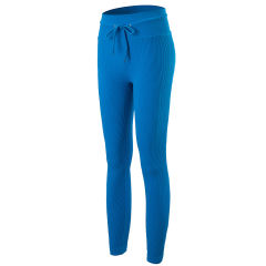 Blue Seamless Stand Collar Jacket with Pant Yoga Set TQK710415-5