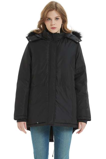 Black Breitenbush Hooded Parka LC85405-2