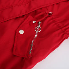 Red Fur Collar Warm Hooded Parka Coat TQK280129-3
