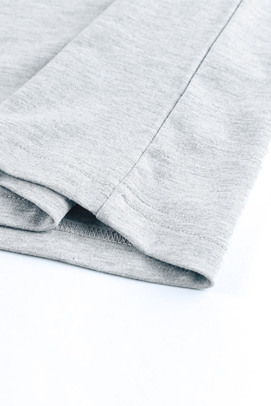 Gray Solid O Neck Slim-fit Men\'s Tank Top MC256181-11