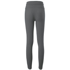 Gray Seamless Stand Collar Jacket with Pant Yoga Set TQK710415-11