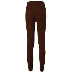 Coffee Seamless Stand Collar Jacket with Pant Yoga Set TQK710415-15