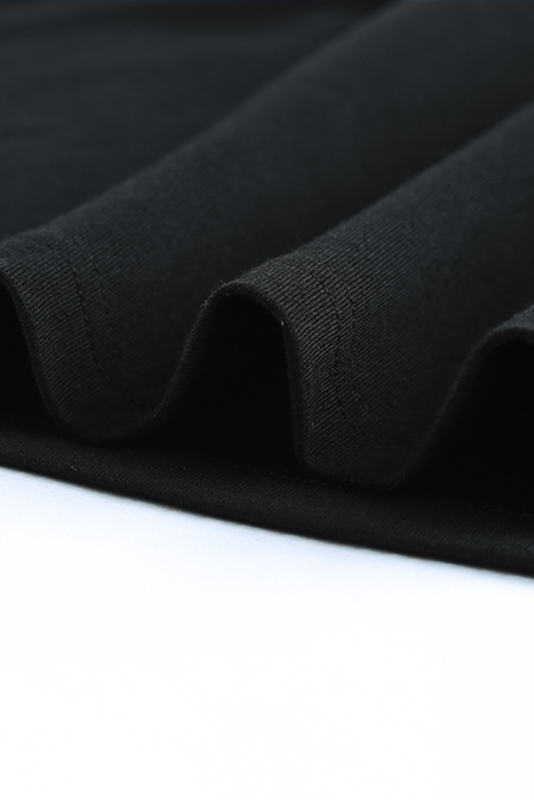 Black Solid O Neck Slim-fit Men\'s Tank Top MC256181-2