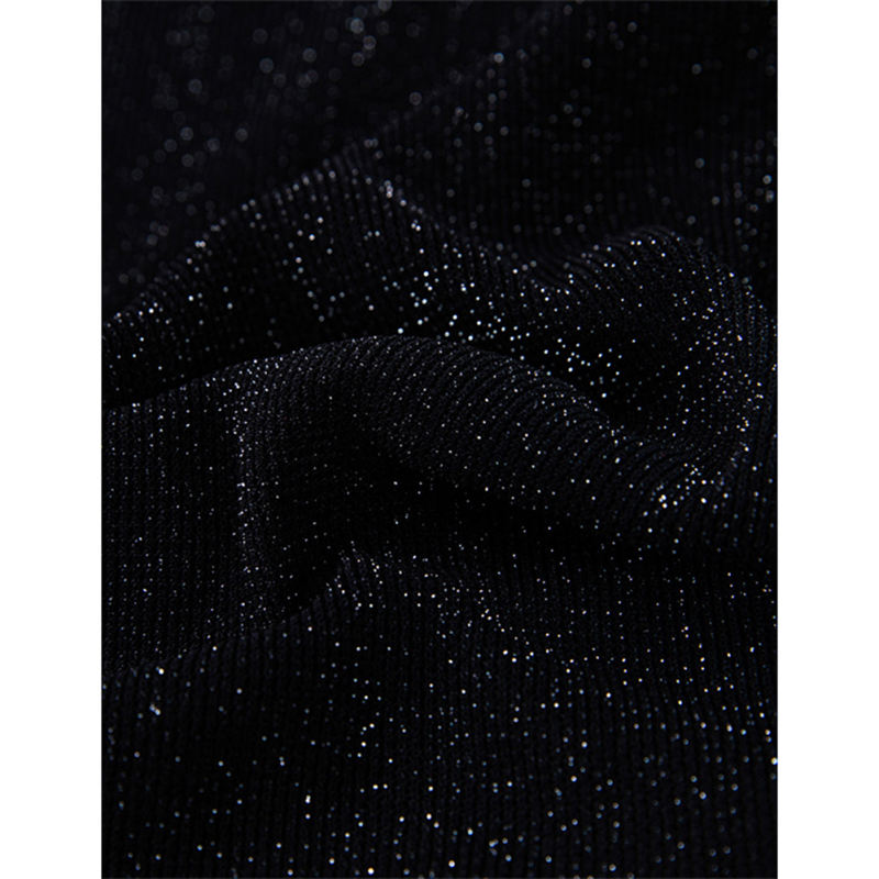 Black Side Pleated Spaghetti Straps Mini Club Dress TQK311332-2